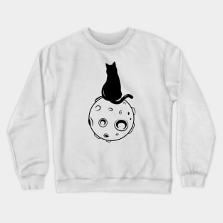 Cat Asteroid Crewneck Sweatshirt